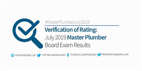 master plumber results